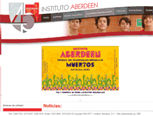 Tablet Screenshot of aberdeen.edu.mx